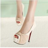 Sapato Peep Toe